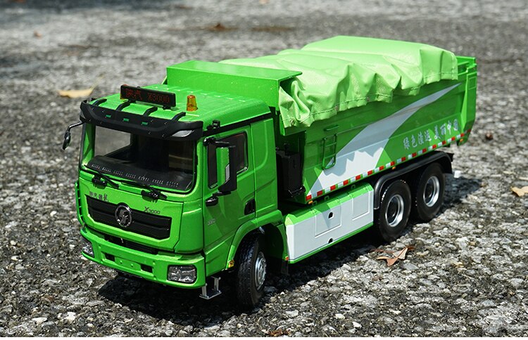 1:24 Scale Shaanxi Automobile Delong X3000 Dump Truck F3000 Dump Truck Simulation Alloy Engineering Vehicle Die-cast Truck Model