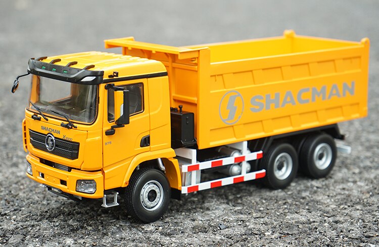 1:24 Scale Shaanxi Automobile Delong X3000 Dump Truck F3000 Dump Truck Simulation Alloy Engineering Vehicle Die-cast Truck Model