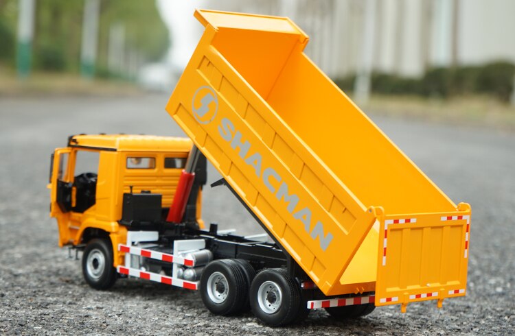 1:24 Scale Shaanxi Automobile Delong X3000 Dump Truck F3000 Dump Truck Simulation Alloy Engineering Vehicle Die-cast Truck Model
