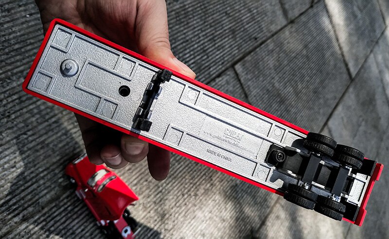 1/64 Scale Container Truck Rally Car Alloy Simulation Transport Truck Trailer Die-casting Static Model Boy Toy Gift Display