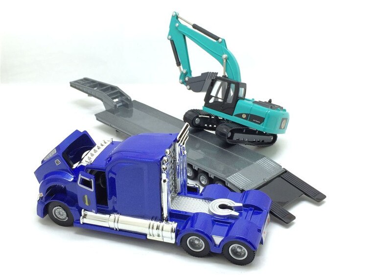 About 31cm American Truck Transporter Container Truck Simulation Alloy Heavy-duty Semi-trailer Static Die-cast Model Boys Toys About 31cm American Truck Transporter Container Truck Simulation Alloy Heavy-duty Semi-trailer Static Die-cast Model Boys Toys