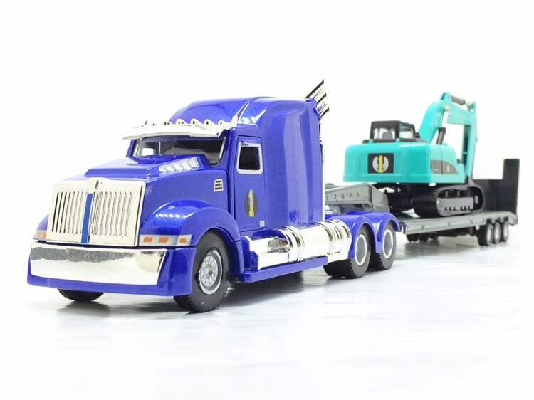About 31cm American Truck Transporter Container Truck Simulation Alloy Heavy-duty Semi-trailer Static Die-cast Model Boys Toys About 31cm American Truck Transporter Container Truck Simulation Alloy Heavy-duty Semi-trailer Static Die-cast Model Boys Toys