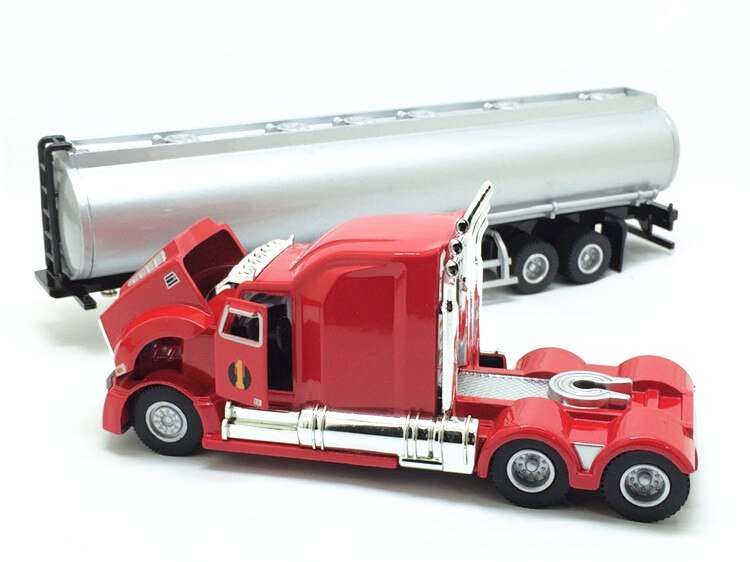 About 31cm American Truck Transporter Container Truck Simulation Alloy Heavy-duty Semi-trailer Static Die-cast Model Boys Toys About 31cm American Truck Transporter Container Truck Simulation Alloy Heavy-duty Semi-trailer Static Die-cast Model Boys Toys