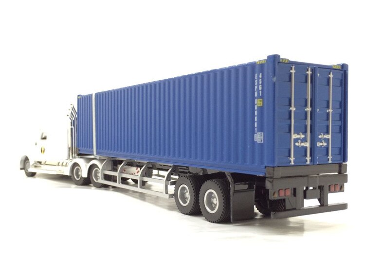 About 31cm American Truck Transporter Container Truck Simulation Alloy Heavy-duty Semi-trailer Static Die-cast Model Boys Toys About 31cm American Truck Transporter Container Truck Simulation Alloy Heavy-duty Semi-trailer Static Die-cast Model Boys Toys
