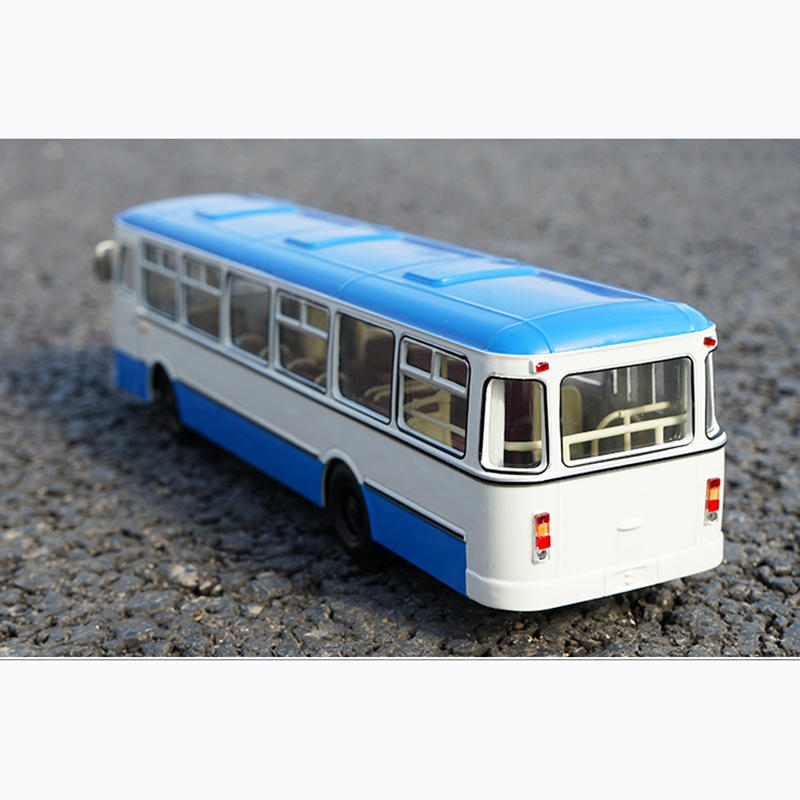 1/43 simulation alloy diecast Russian vehicle metal bus 677M car exquisite bus model adult children boys toys gift collection