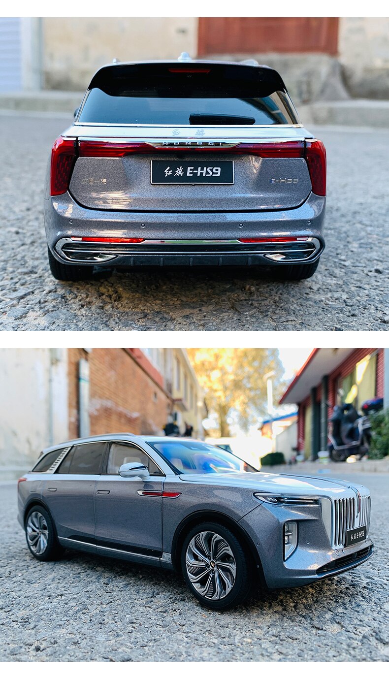 HONGQI E-HS9 Off-road Vehicle SUV Collection Model 1:18 Scale Alloy Simulation Car Decoration For Fans Gift Children's Toy Car HONGQI E-HS9 Off-road Vehicle SUV Collection Model 1:18 Scale Alloy Simulation Car Decoration For Fans Gift Children's Toy Car