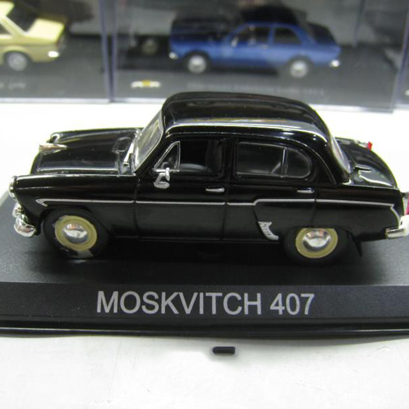 OPO 10 - Moskvitch 407 Taxi 1959 - Auto In Miniatura Da Collezione 1/24 In Metallo - Ixo Per Hachette ELC68
