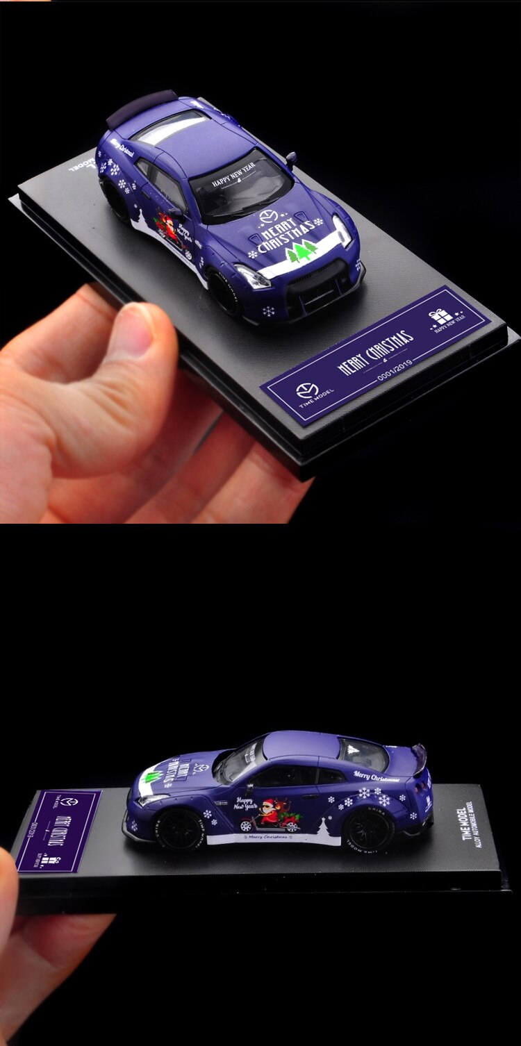 Diecast 1:64 Scale Nissan GTR Cherry Blossom Version High And Low Tail Alloy Simulation Car Model Kids Toy Adult Collection Gift Diecast 1:64 Scale Nissan GTR Cherry Blossom Version High And Low Tail Alloy Simulation Car Model Kids Toy Adult Collection Gift
