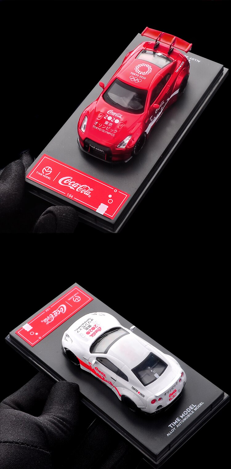 Diecast 1:64 Scale Nissan GTR Cherry Blossom Version High And Low Tail Alloy Simulation Car Model Kids Toy Adult Collection Gift Diecast 1:64 Scale Nissan GTR Cherry Blossom Version High And Low Tail Alloy Simulation Car Model Kids Toy Adult Collection Gift