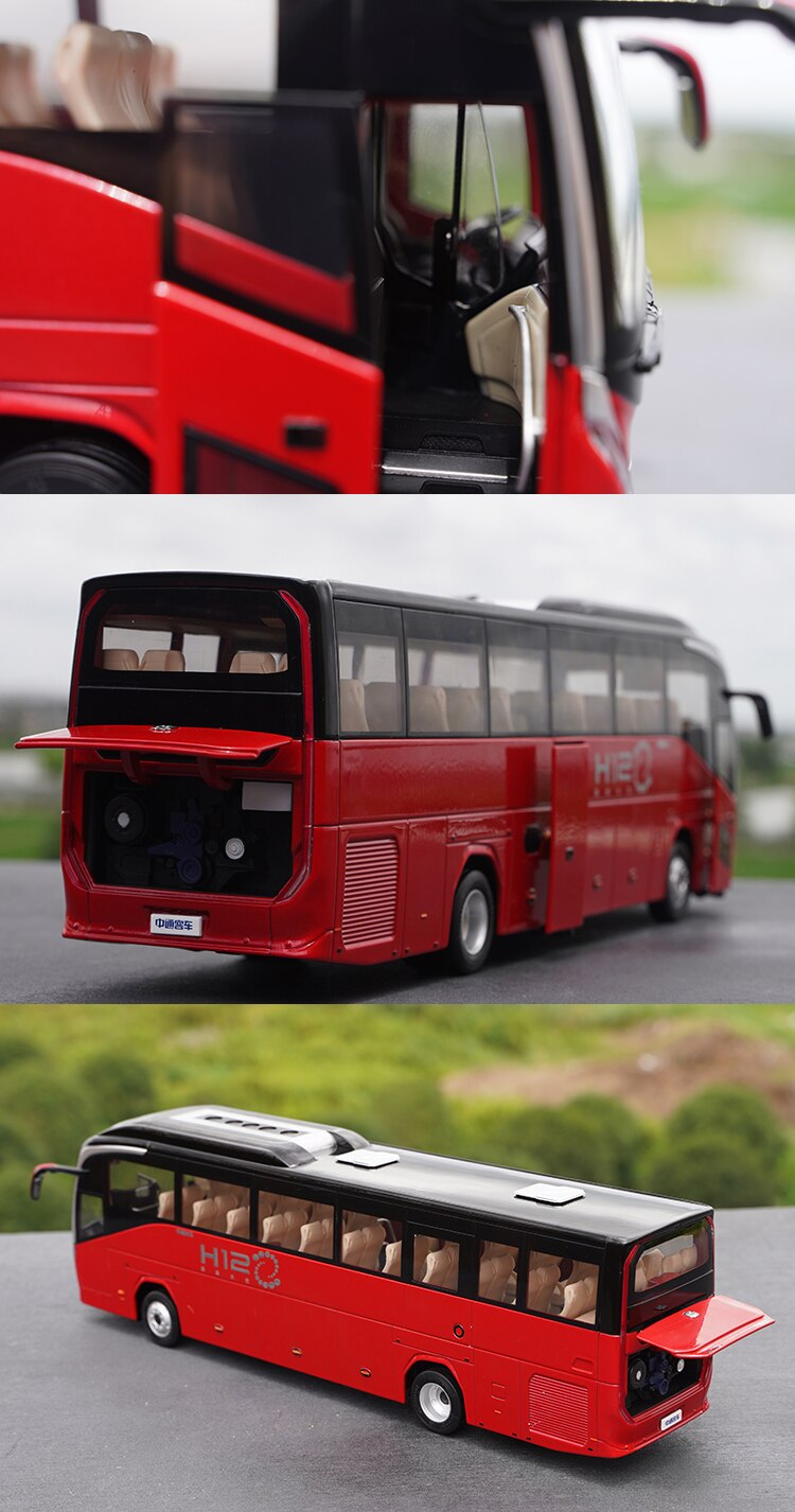 Diecast Alloy 1:36 Scale Alloy Bus Model Zhongtong Bus H12 Super Bus Collectible Souvenir Decoration Decoration Birthday Gift Diecast Alloy 1:36 Scale Alloy Bus Model Zhongtong Bus H12 Super Bus Collectible Souvenir Decoration Decoration Birthday Gift