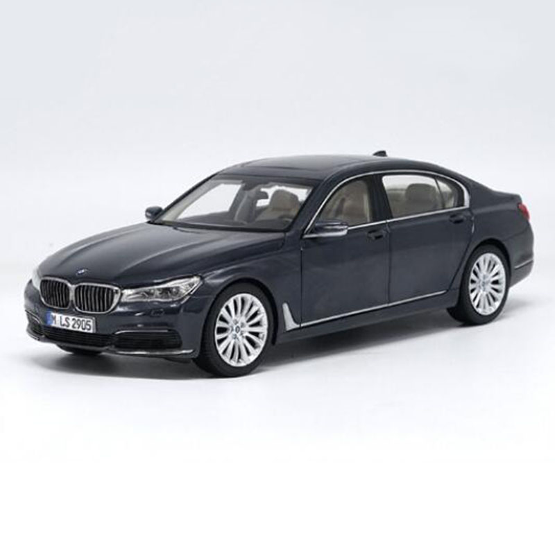 28CM Diecast 1/18 Scale Car Model Diecast Alloy Toys All New 7 Series 750 Li Car Auto Models 750Li for Collection Gifts Display