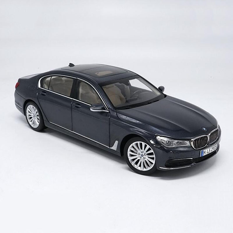 28CM Diecast 1/18 Scale Car Model Diecast Alloy Toys All New 7 Series 750 Li Car Auto Models 750Li for Collection Gifts Display