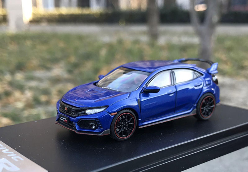 1:64 Scale HONDA CIVIC TYPE-R FK8 Simulation Car Model Metal Diecast Toys Alloy Vehicle for Collectible Gift Souvenir Display