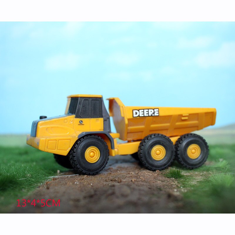 About 13cm Dump Truck Engineering Vehicle Tractor Agricultural Vehicle Alloy Simulation Toy Die-casting Car Model Gift Souvenir