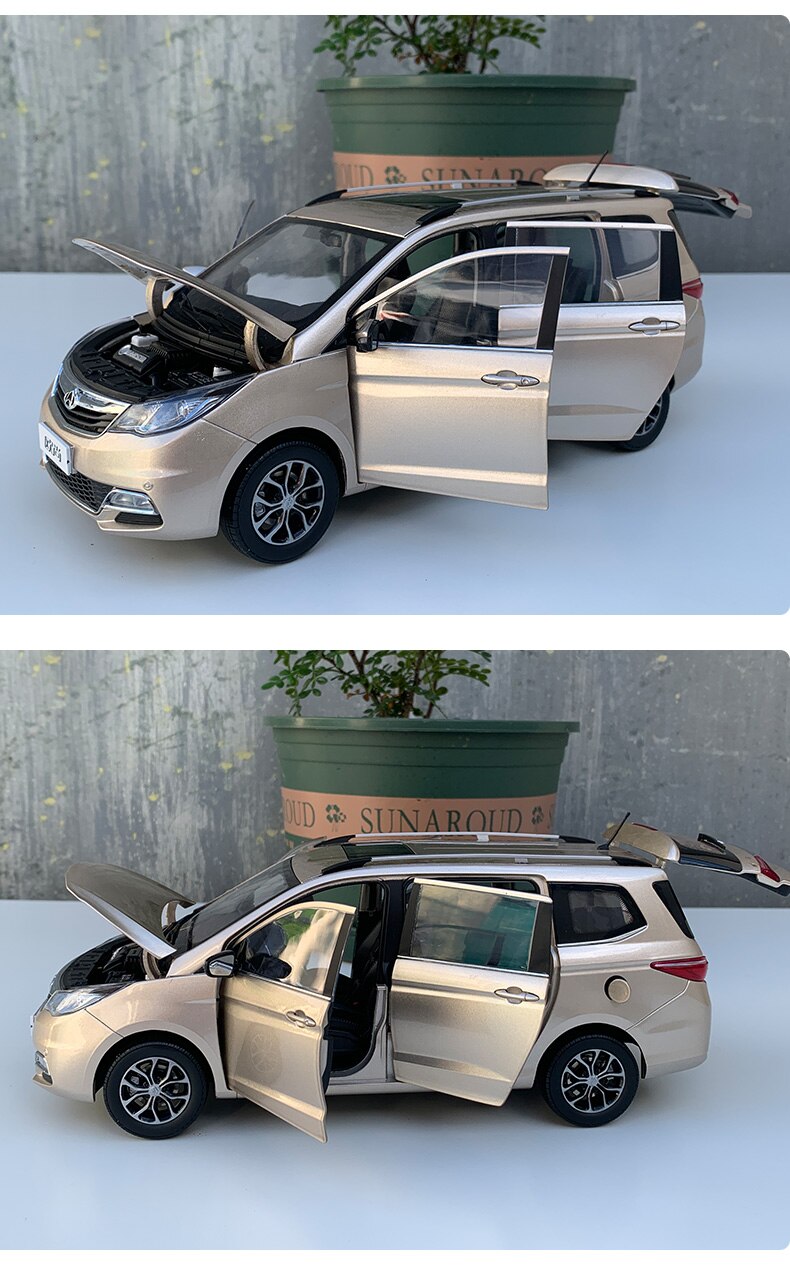 Die-casting 1:18 Scale Changan Auchan Business Mpv Van Car Alloy Simulation Car Model Adult & Child Collection Gift Souvenir Die-casting 1:18 Scale Changan Auchan Business Mpv Van Car Alloy Simulation Car Model Adult & Child Collection Gift Souvenir