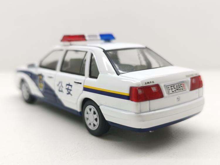 1/43 Scale Shanghai Classic Police Car Model Simulation Alloy Metal Car Children's Toy Collection Decoration Christmas Gift 1/43 Scale Shanghai Classic Police Car Model Simulation Alloy Metal Car Children's Toy Collection Decoration Christmas Gift