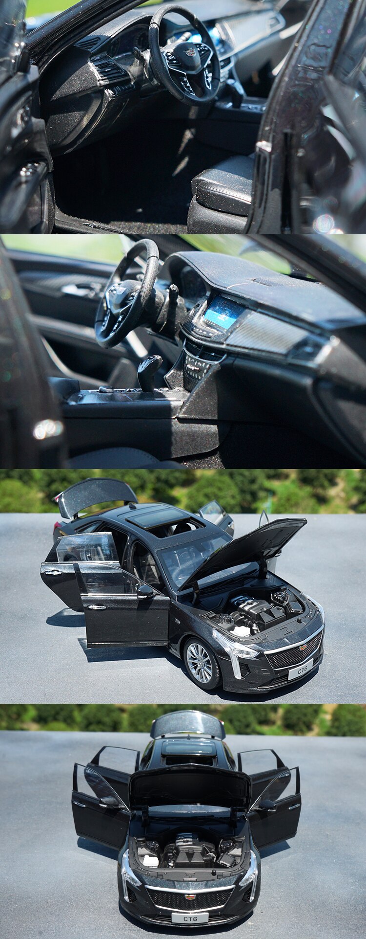 1:18 Scale Alloy Cadillac 2019 New Ct6 Simulation Alloy Die-cast Car Collection Display Model Metal Toys Car Static Decoration 1:18 Scale Alloy Cadillac 2019 New Ct6 Simulation Alloy Die-cast Car Collection Display Model Metal Toys Car Static Decoration