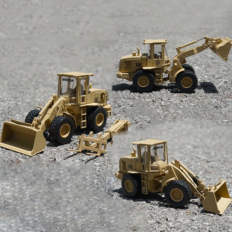 1:50 CAT 924H Engineering vehicle bulldozer Loader grader road roller Construction car model toy Adult children collect display