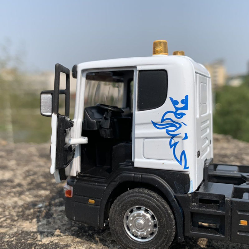 1/43 classic American SCANIA Tractor Trailer truck container vehicles car diecast model car collection collective gifts show 1/43 classic American SCANIA Tractor Trailer truck container vehicles car diecast model car collection collective gifts show