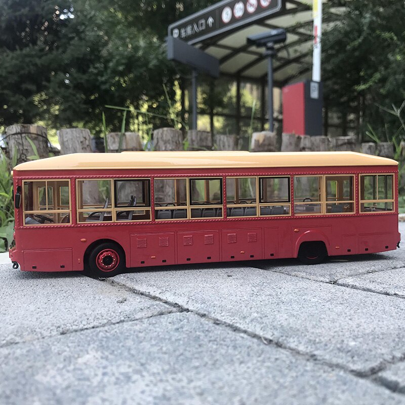 Die-casting 1:43 Beijing Bus Dangdang Car Tourist Sightseeing Bus Simulation Alloy Car Model Wheels Rotatable Gift Show Toy Car
