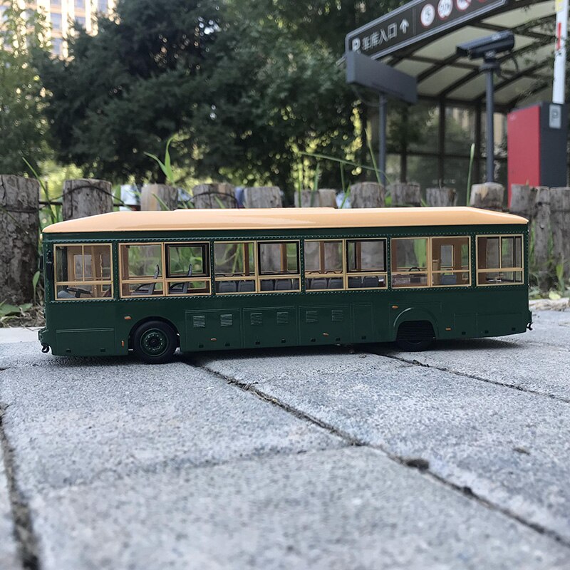 Die-casting 1:43 Beijing Bus Dangdang Car Tourist Sightseeing Bus Simulation Alloy Car Model Wheels Rotatable Gift Show Toy Car