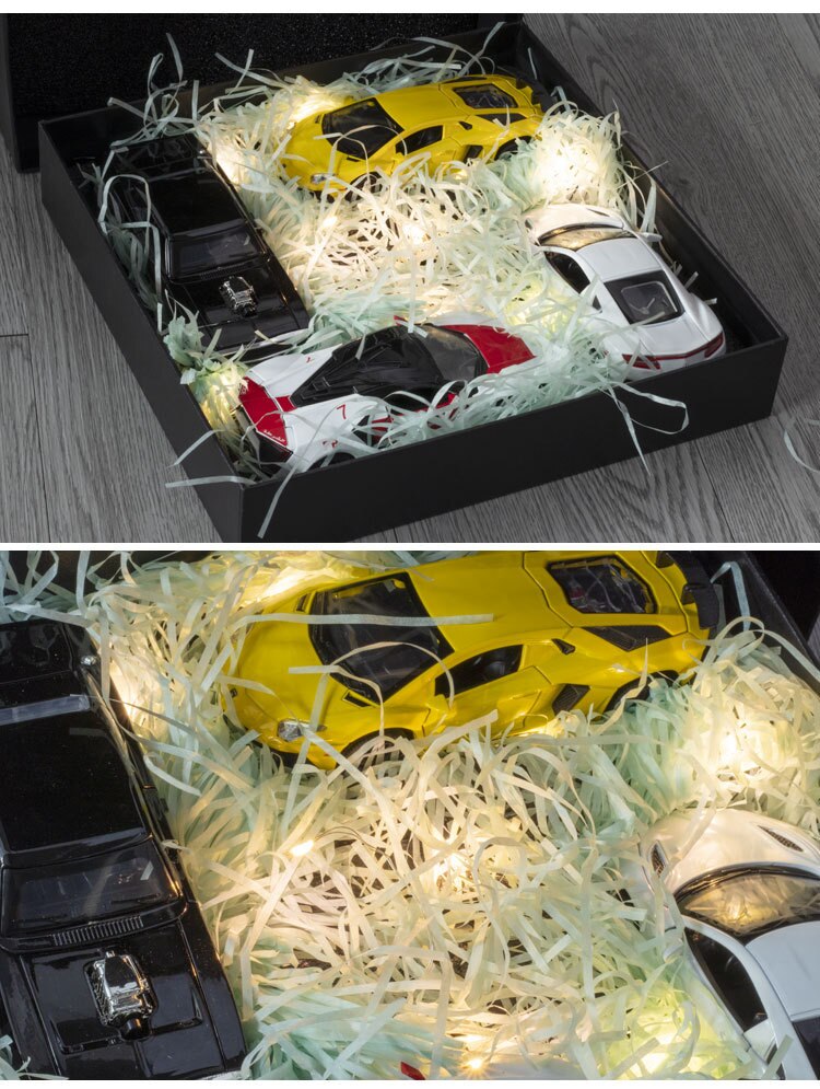 Simulation Diecast 1/32 Scale Supercar Model Classic Alloy Car Boy Metal Toy Vehicle Valentine's Day Gift Souvenir Ornaments Hot