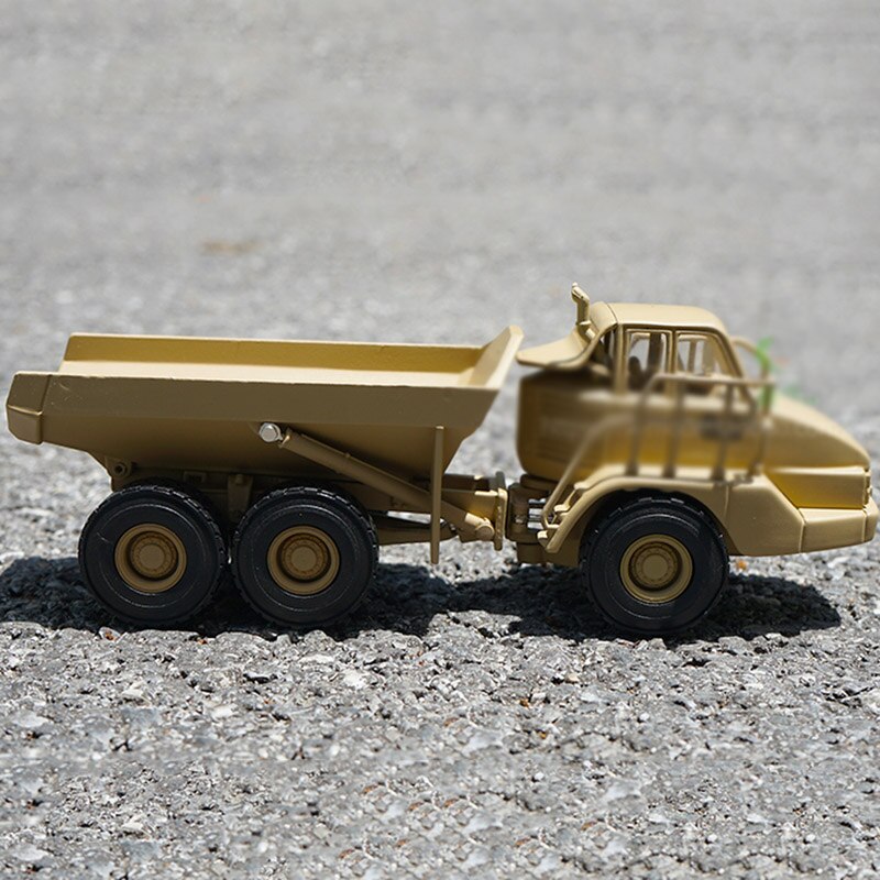 19cm 1:50 CAT 730 Soil engineering transport vehicle Loader grader road roller Construction car model Adult collect display Show