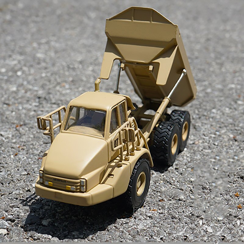19cm 1:50 CAT 730 Soil engineering transport vehicle Loader grader road roller Construction car model Adult collect display Show