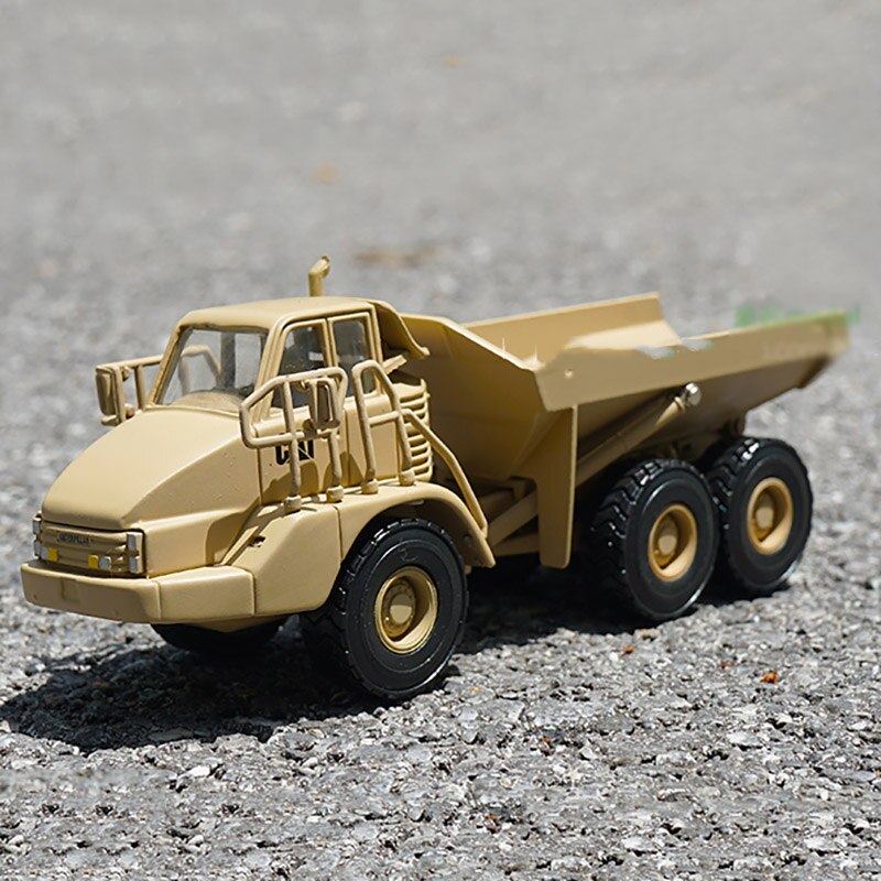 19cm 1:50 CAT 730 Soil engineering transport vehicle Loader grader road roller Construction car model Adult collect display Show