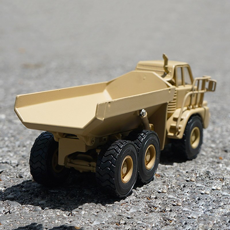 19cm 1:50 CAT 730 Soil engineering transport vehicle Loader grader road roller Construction car model Adult collect display Show