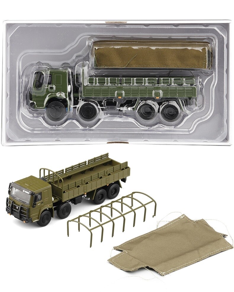 Howo 8x8 Military Truck 1/64 Scale Metal Die-cast Troop Carrier Eight-wheel Balance Shaft Car Alloy Simulation Model Toys Gifts Howo 8x8 Military Truck 1/64 Scale Metal Die-cast Troop Carrier Eight-wheel Balance Shaft Car Alloy Simulation Model Toys Gifts