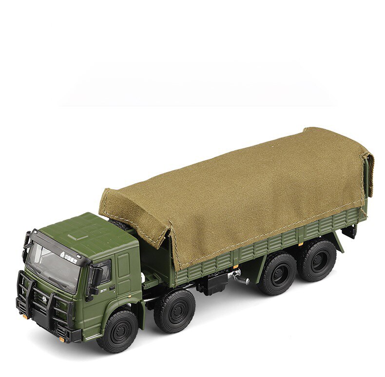 Howo 8x8 Military Truck 1/64 Scale Metal Die-cast Troop Carrier Eight-wheel Balance Shaft Car Alloy Simulation Model Toys Gifts Howo 8x8 Military Truck 1/64 Scale Metal Die-cast Troop Carrier Eight-wheel Balance Shaft Car Alloy Simulation Model Toys Gifts