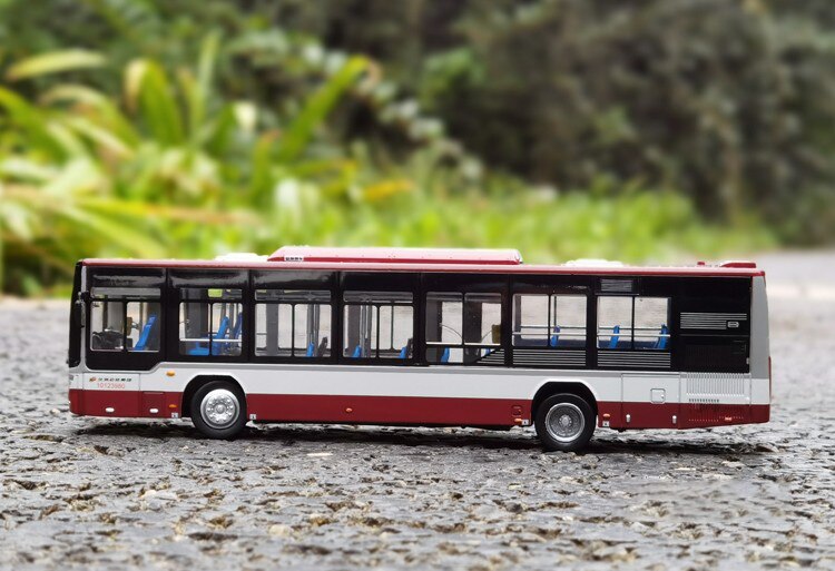BK6120 Beijing 9th Bus Bus Car Model 1:64 Simulation Alloy Die-cast Collection Toy Bar Decoration Souvenir Kids Christmas Gift