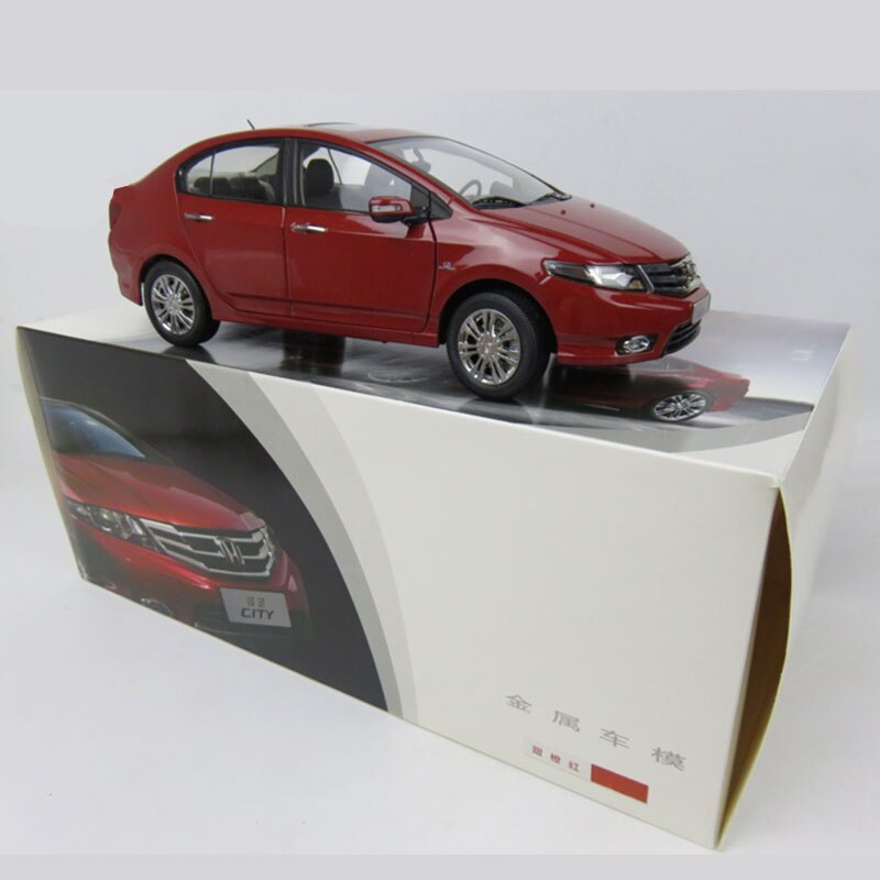 NEW Red 1/18 CITY Car Model Alloy Diecast Metal Vehicle Toys for Adult Children Boys Toy Gifts Collection Display Souvenir Show