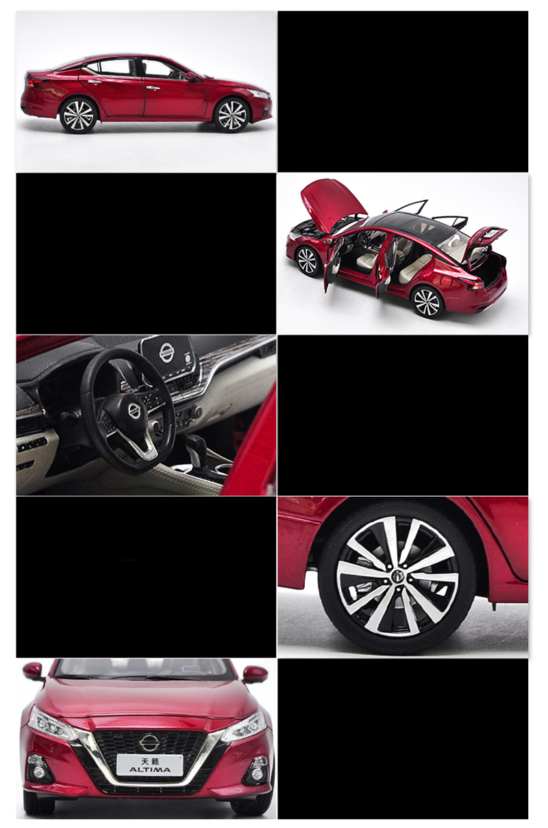 1:18 scale simulation 7th generation Tian na car model die-cast alloy car toy child adult collection gift indoor display