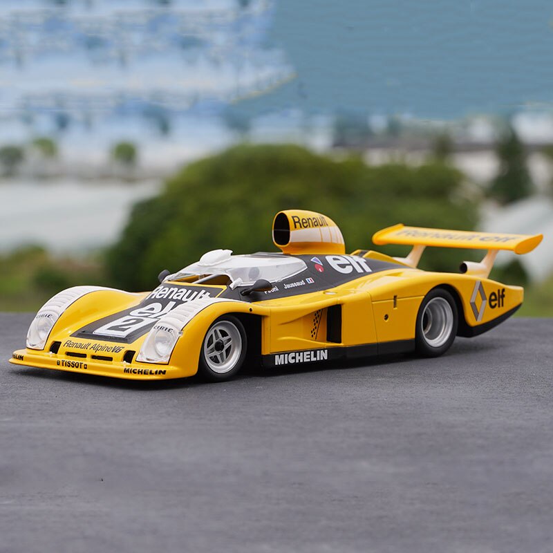 Diecast 1:18 Alloy Classic Racing Car Alpine A442B 1978 Simulation Alloy Car Model Collection Display Gift Souvenir Toys Car