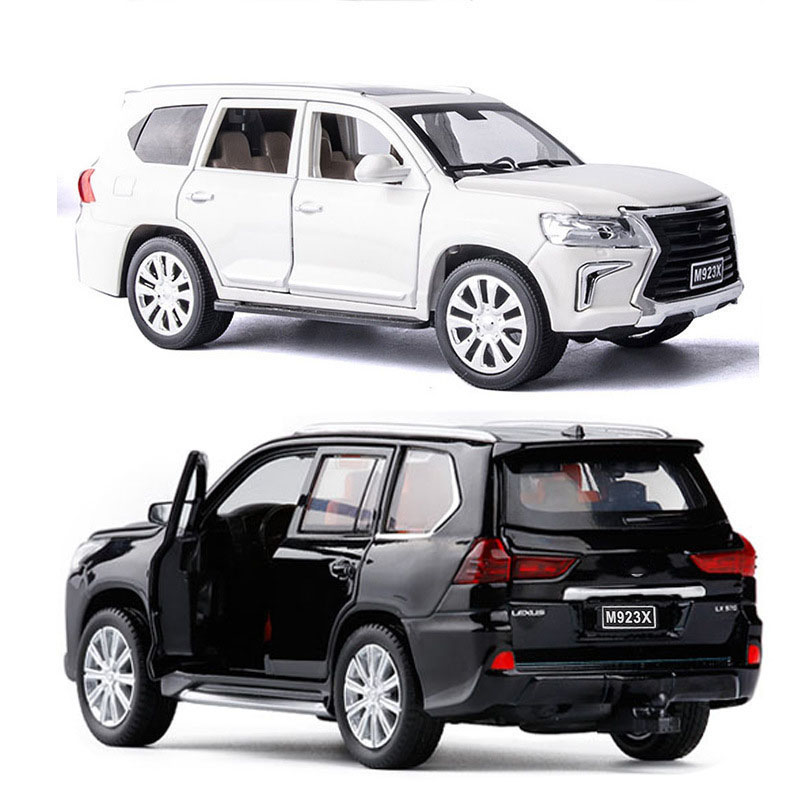 LX570 Diecast 1:24 Scale Alloy Simulation Car Model Metal Off-road Pull Back Car Toy Model Children''s Gift Collection Display LX570 Diecast 1:24 Scale Alloy Simulation Car Model Metal Off-road Pull Back Car Toy Model Children''s Gift Collection Display