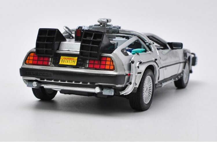 Welly Die-cast 1:24 Scale Back To The Future Dmc-12 Time Machine Time Machine Simulation Alloy Car Model Collection Decoration Welly Die-cast 1:24 Scale Back To The Future Dmc-12 Time Machine Time Machine Simulation Alloy Car Model Collection Decoration