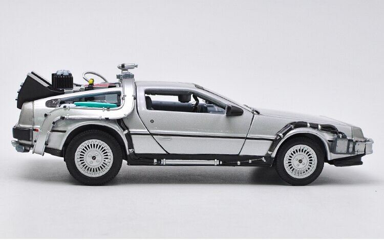 Welly Die-cast 1:24 Scale Back To The Future Dmc-12 Time Machine Time Machine Simulation Alloy Car Model Collection Decoration Welly Die-cast 1:24 Scale Back To The Future Dmc-12 Time Machine Time Machine Simulation Alloy Car Model Collection Decoration