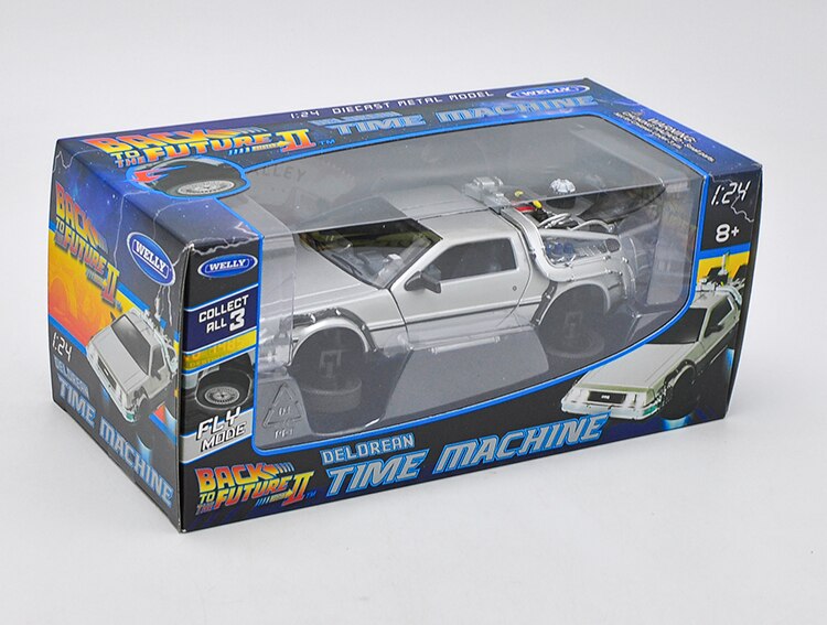 Welly Die-cast 1:24 Scale Back To The Future Dmc-12 Time Machine Time Machine Simulation Alloy Car Model Collection Decoration Welly Die-cast 1:24 Scale Back To The Future Dmc-12 Time Machine Time Machine Simulation Alloy Car Model Collection Decoration