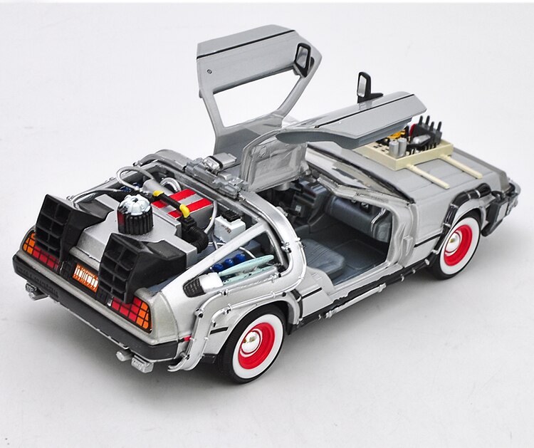 Welly Die-cast 1:24 Scale Back To The Future Dmc-12 Time Machine Time Machine Simulation Alloy Car Model Collection Decoration Welly Die-cast 1:24 Scale Back To The Future Dmc-12 Time Machine Time Machine Simulation Alloy Car Model Collection Decoration