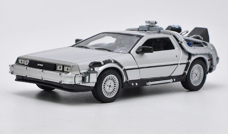 Welly Die-cast 1:24 Scale Back To The Future Dmc-12 Time Machine Time Machine Simulation Alloy Car Model Collection Decoration Welly Die-cast 1:24 Scale Back To The Future Dmc-12 Time Machine Time Machine Simulation Alloy Car Model Collection Decoration