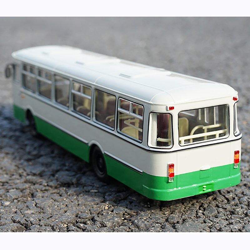 1/43 simulation alloy diecast Russian vehicle metal bus 677M car exquisite bus model adult children boys toys gift collection
