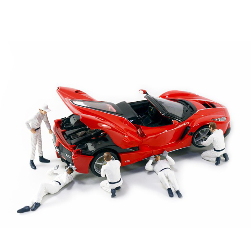 1/24 Repair Shop Scene Car Model Scene Display Resin Standing Car Repair Dolls Model Figure Doll Toys For Collectible 1/24 Repair Shop Scene Car Model Scene Display Resin Standing Car Repair Dolls Model Figure Doll Toys For Collectible