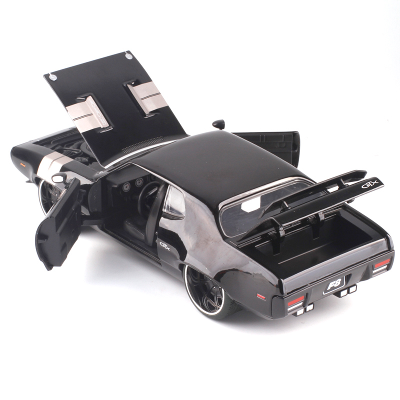 22CM 1:24 Scale Diecast Alloy 1972 DOM'S GTX Fast Racing Car Model Metal Vehicles Toy F Children Gifts Collection Show Souvenir 22CM 1:24 Scale Diecast Alloy 1972 DOM'S GTX Fast Racing Car Model Metal Vehicles Toy F Children Gifts Collection Show Souvenir