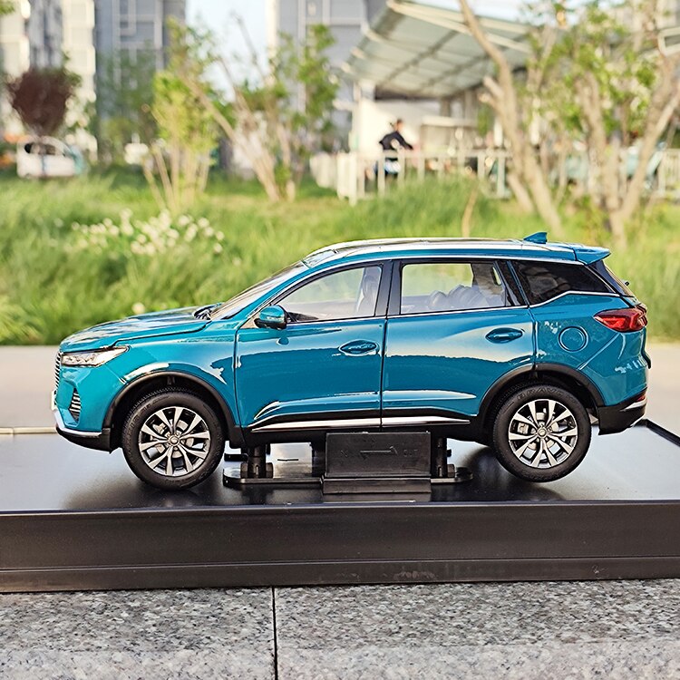 Die-cast 1:18 Scale Chery 2020 Tiggo 7 Off-road Vehicle Suv Alloy Simulation Car Model Collection Home Decoration Adult Toy Car