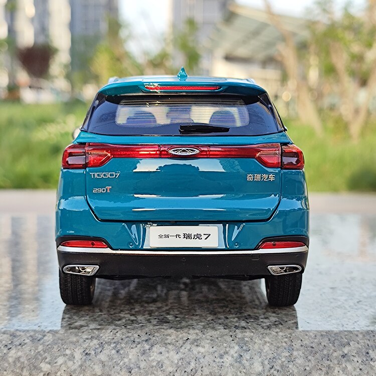 Die-cast 1:18 Scale Chery 2020 Tiggo 7 Off-road Vehicle Suv Alloy Simulation Car Model Collection Home Decoration Adult Toy Car