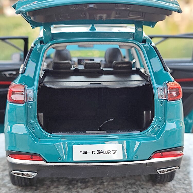 Die-cast 1:18 Scale Chery 2020 Tiggo 7 Off-road Vehicle Suv Alloy Simulation Car Model Collection Home Decoration Adult Toy Car