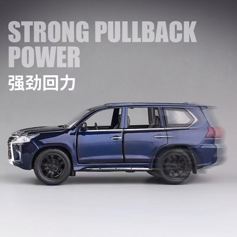 Diecast 1/32 Scale Lexus 570 Off-road Car Model Metal Simulation Alloy Pull Back Vehicle Boy Toy Car Souvenir Ornaments Hot Gift Diecast 1/32 Scale Lexus 570 Off-road Car Model Metal Simulation Alloy Pull Back Vehicle Boy Toy Car Souvenir Ornaments Hot Gift