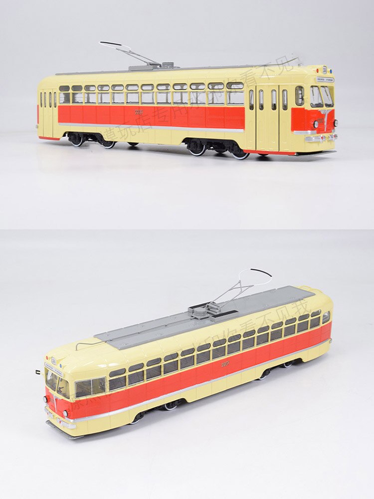 Die-casting 1:43 Scale Anti-real Alloy Tram MTB-82 With Transparent Box Original Metal Manned Bus Collection Model Souvenir Die-casting 1:43 Scale Anti-real Alloy Tram MTB-82 With Transparent Box Original Metal Manned Bus Collection Model Souvenir